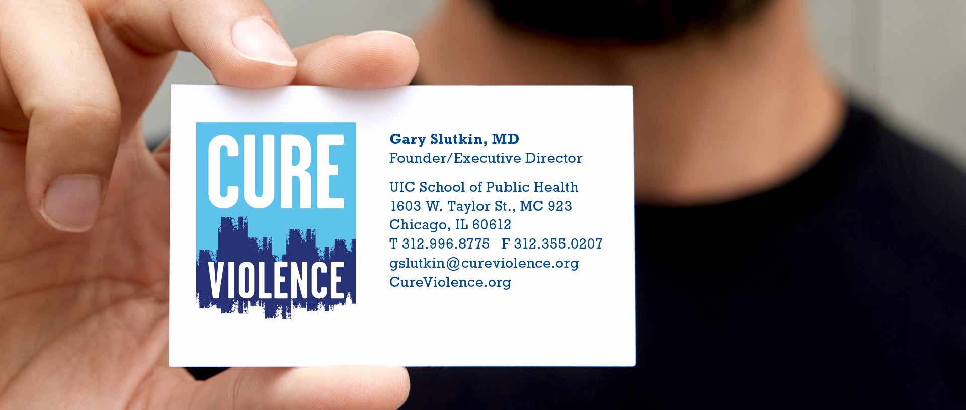 cure violence business card