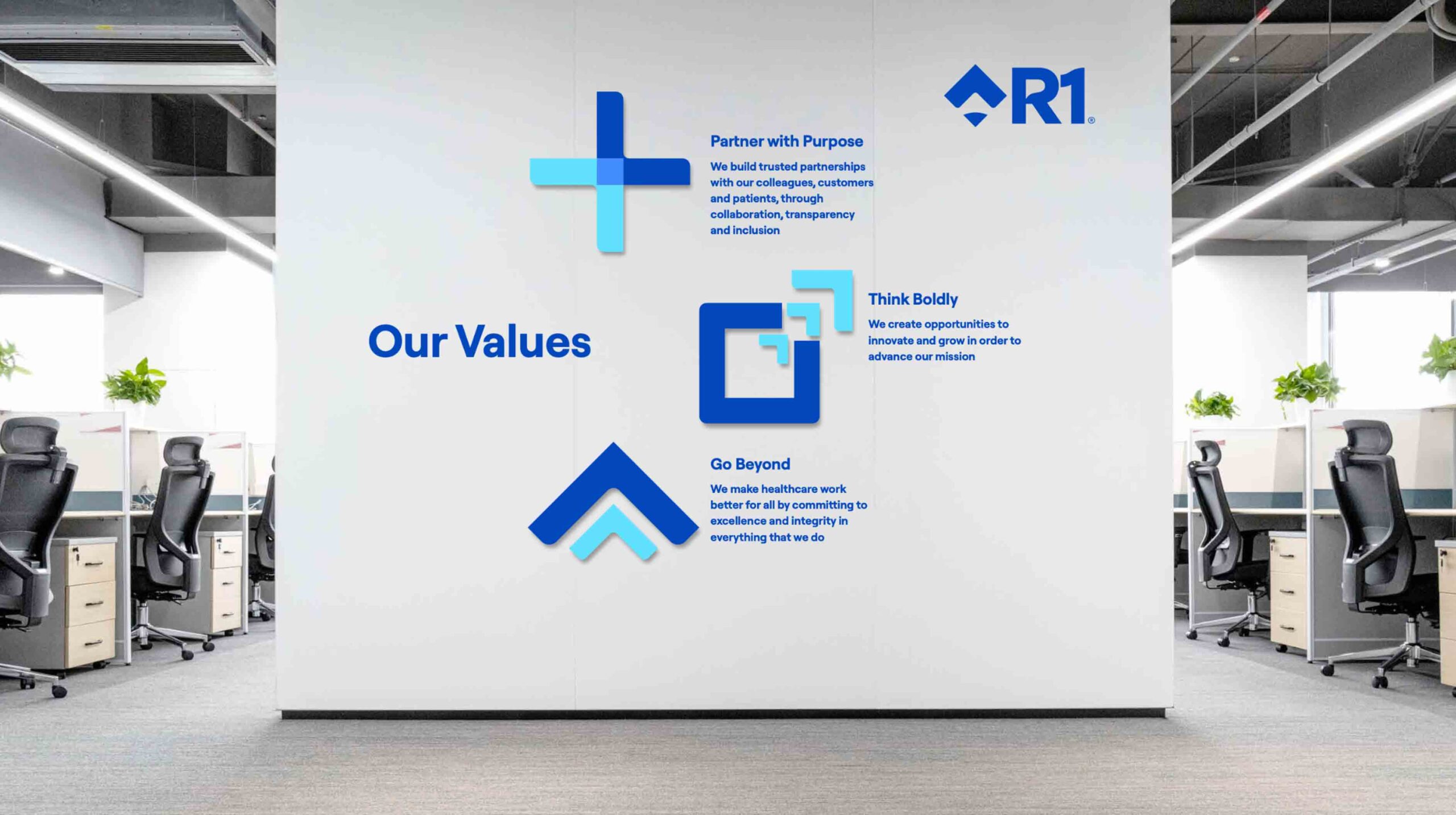 R1 Values Wall