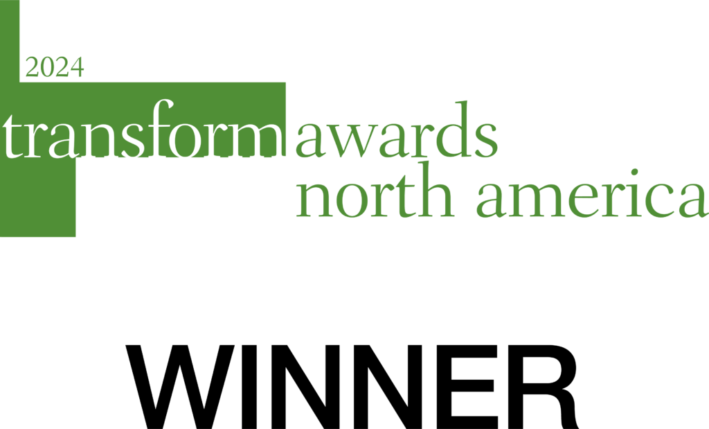 Transform Awards North America 2024 Winner logo