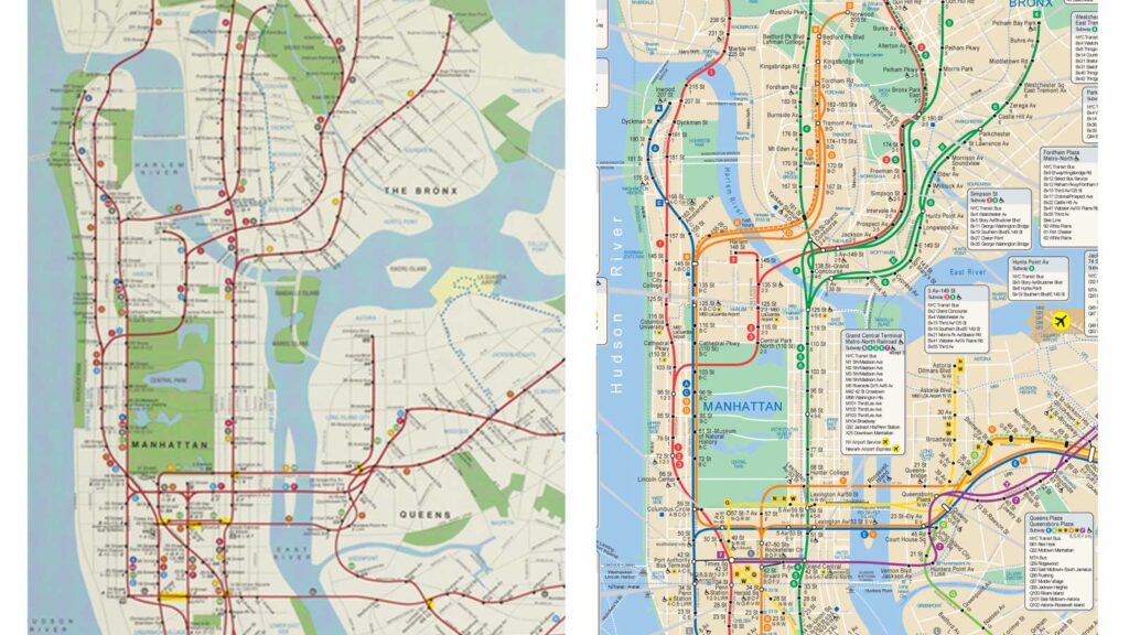 comparison of maps